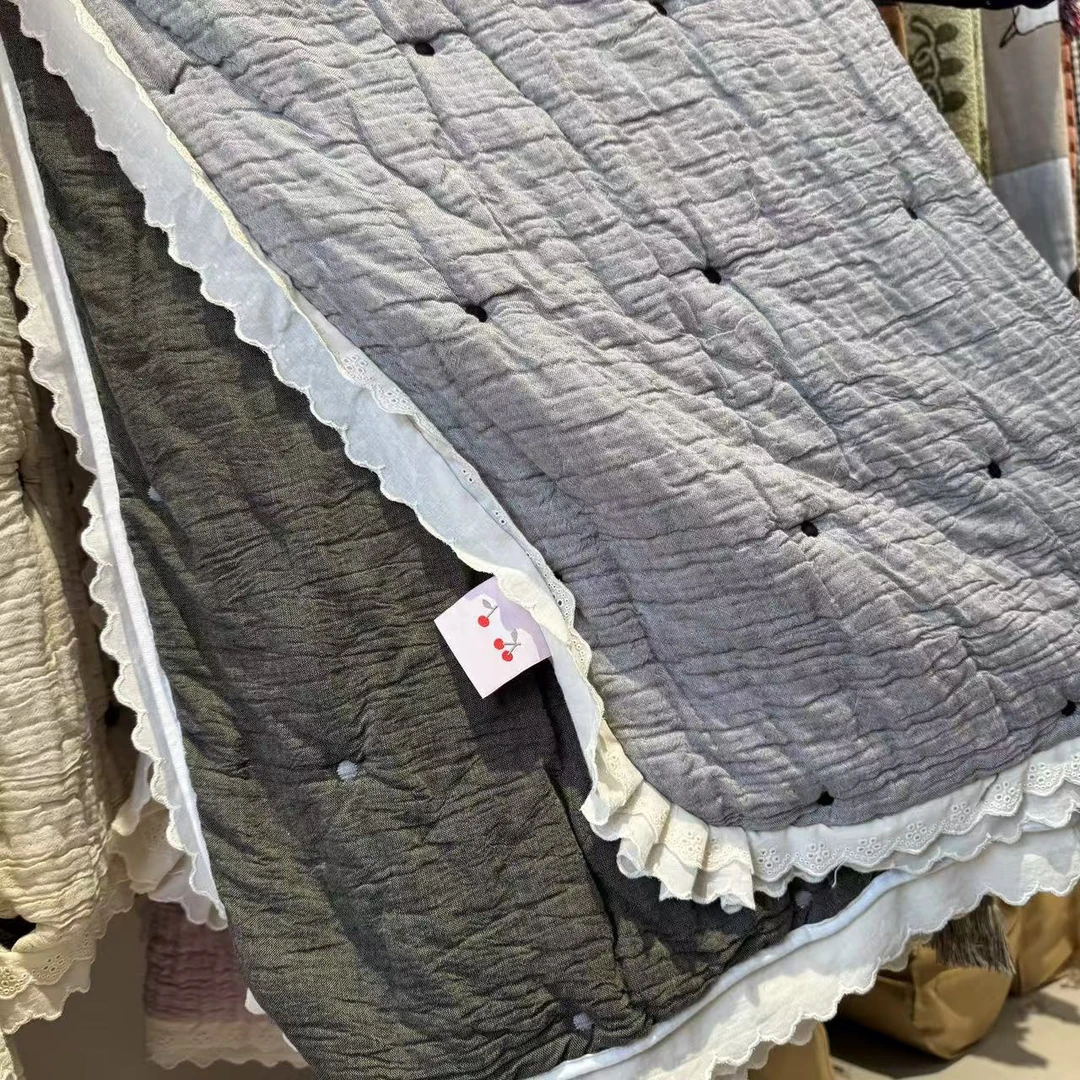 超糯唧！十层纱布棉花糖春秋被被子泡芙被单人双人四季款多功能