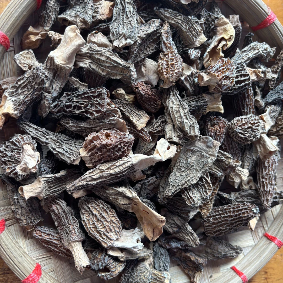 羊肚菌干货煲汤食材头茬肉厚味道鲜美 和西洋参一起煲汤