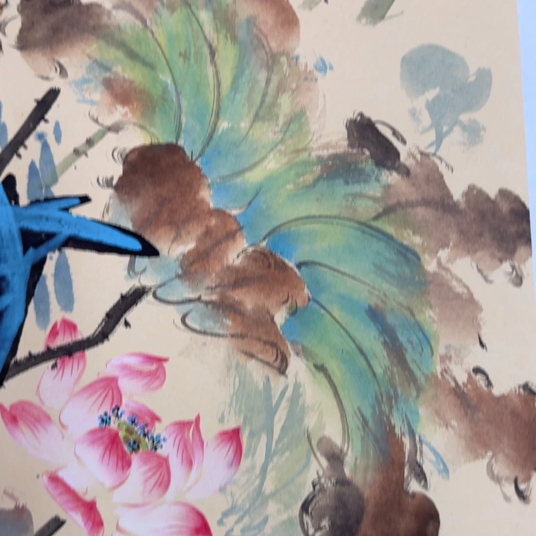 国画纯手绘花鸟山水作品