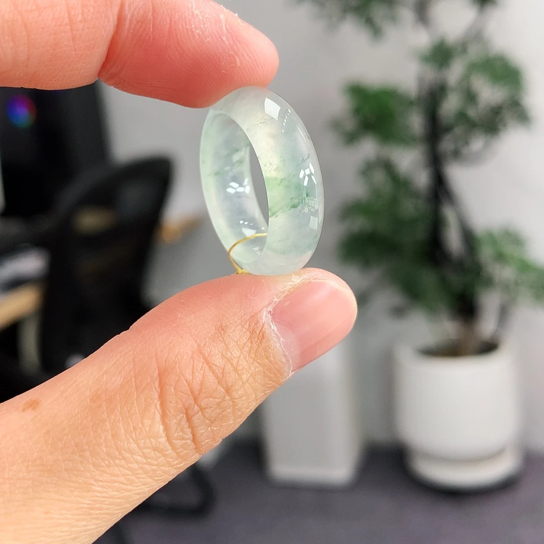 翡翠未镶嵌戒指12号