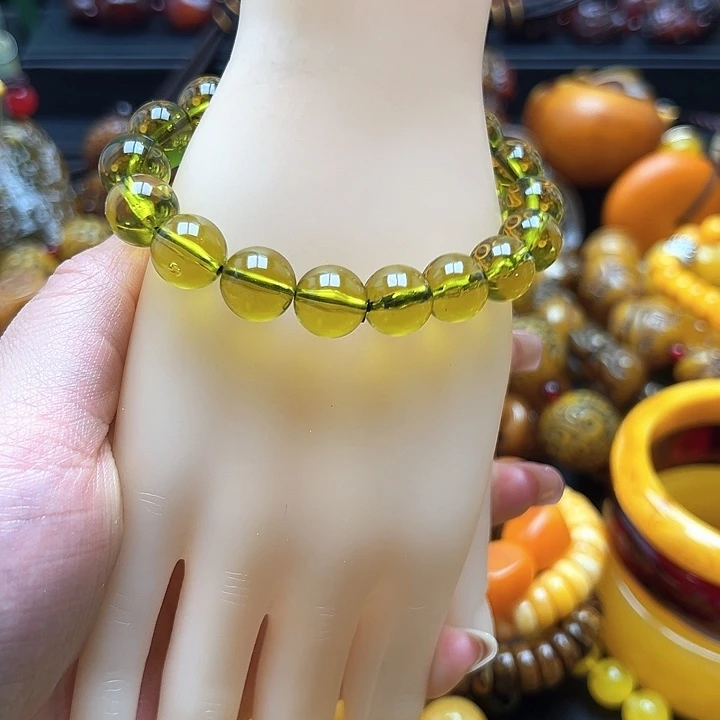 琥珀未镶嵌手串琥珀手串