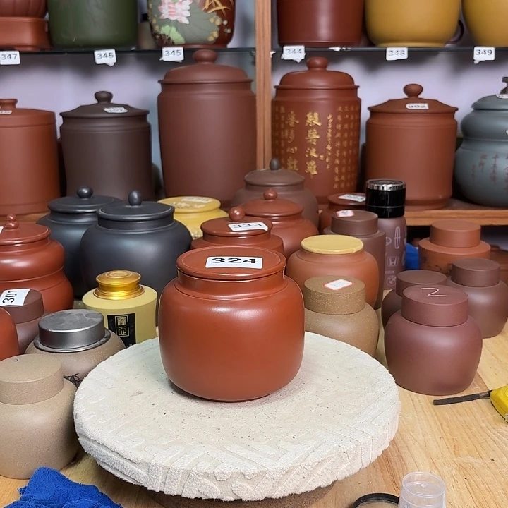 茶叶罐紫砂一斤装吸力罐处理不腿不换324