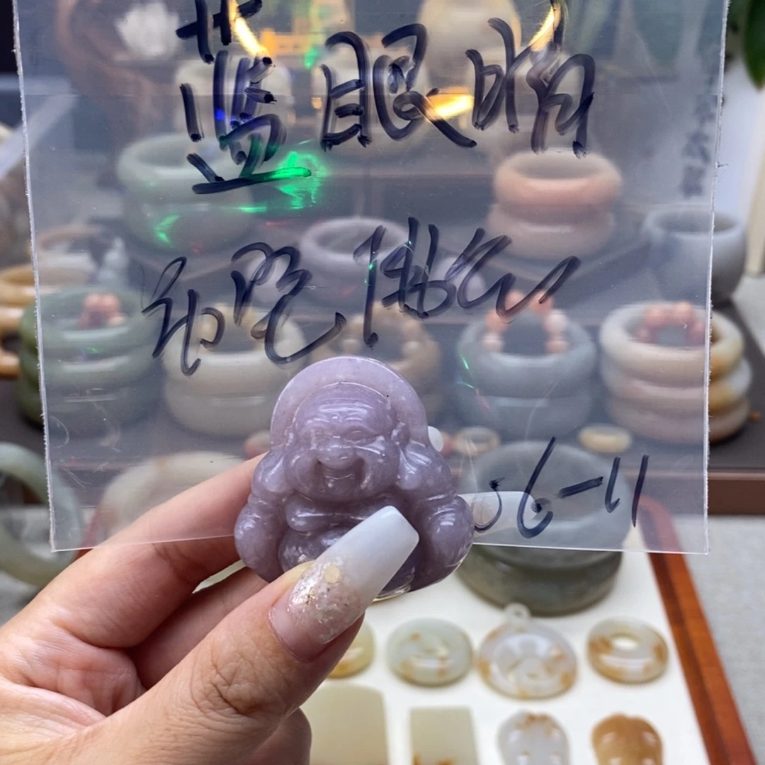 石英质玉手镯合金蓝*睛