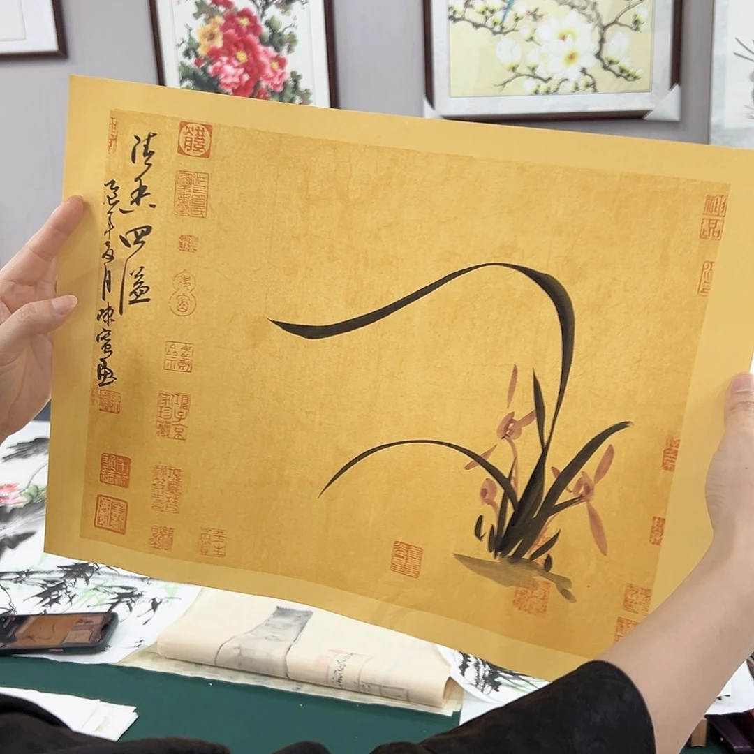 国画宣纸国画纯手绘作品