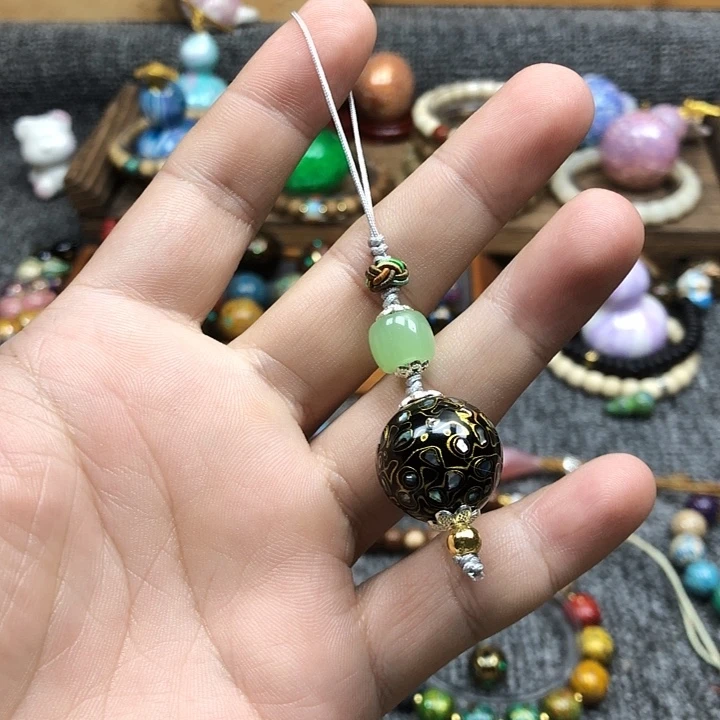 大漆手机挂件吊坠