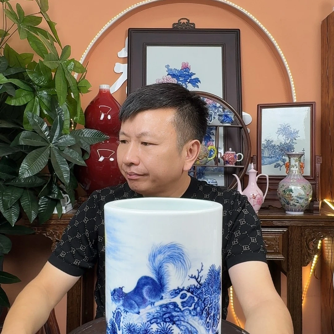 其他景德镇陶瓷手工笔筒