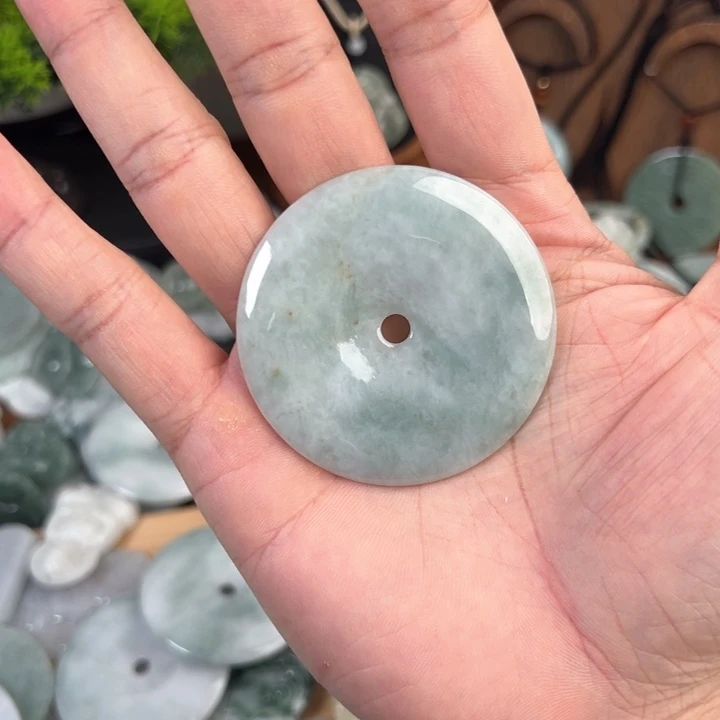 颈饰未镶嵌翡翠天然A货翡翠0039