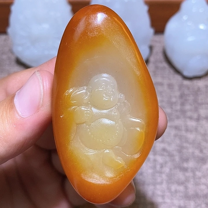 和田玉未镶嵌挂件L8