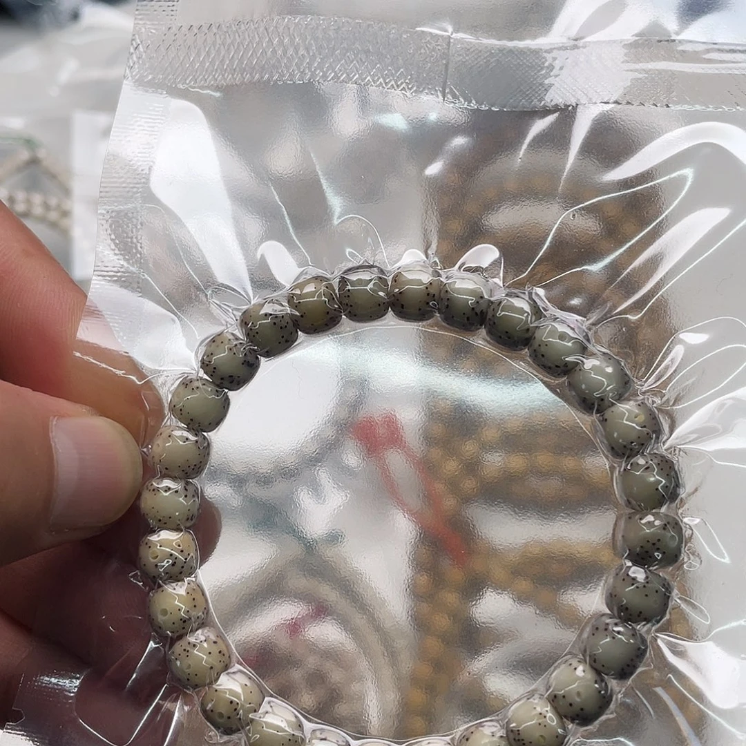 手串星月菩提同枝糯冰8x7单圈
