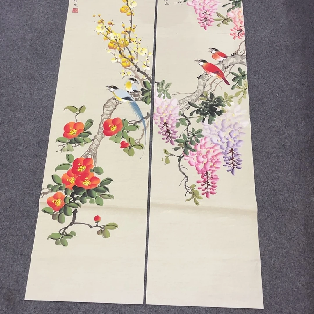 国画DT手绘单幅任发两张