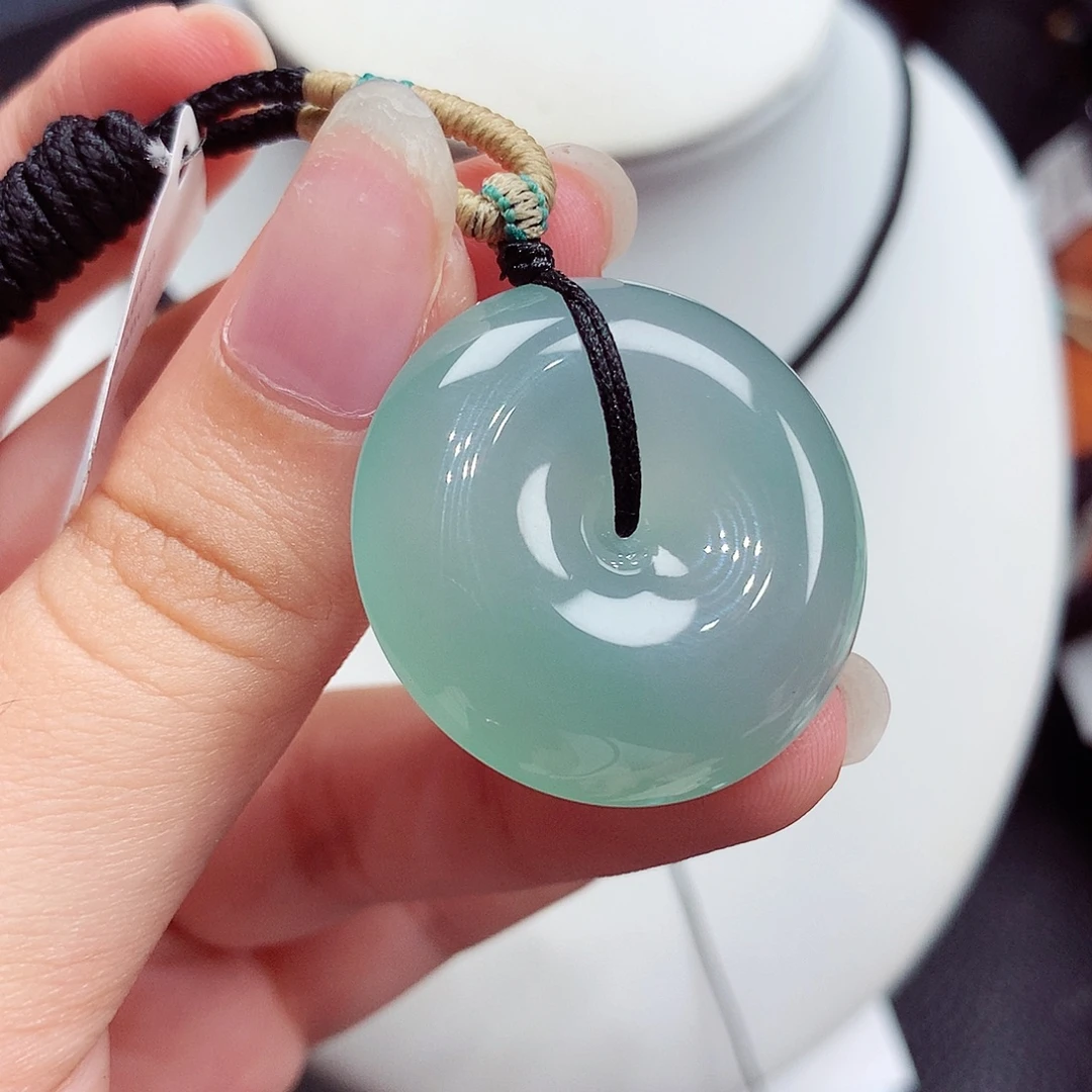 翡翠未镶嵌颈饰翡翠57，29.3/8.2