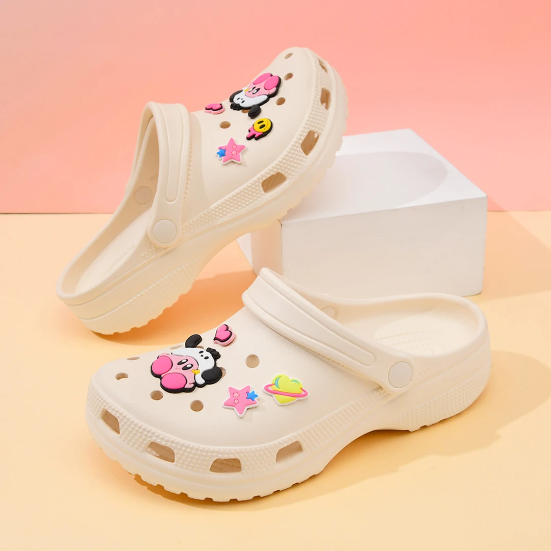 洞洞鞋女外穿轻便可爱卡通凉拖鞋防滑软底两穿手术室护士拖一脚蹬