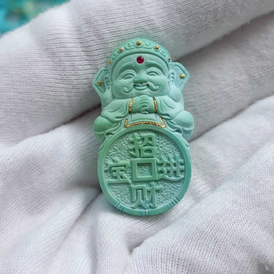 绿松石珠宝奇石未镶嵌