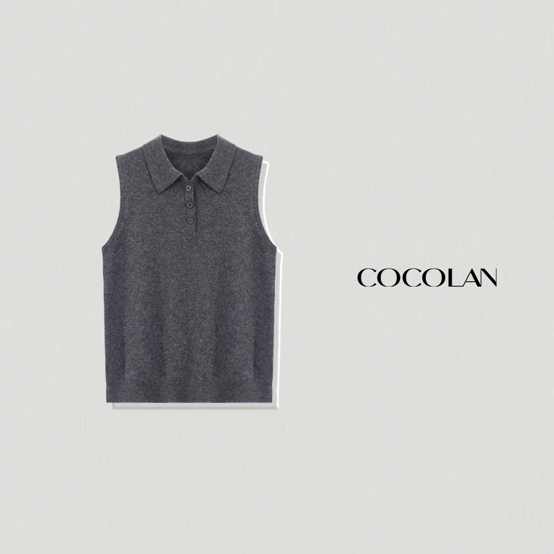 polo领马甲上衣CL6SY8088