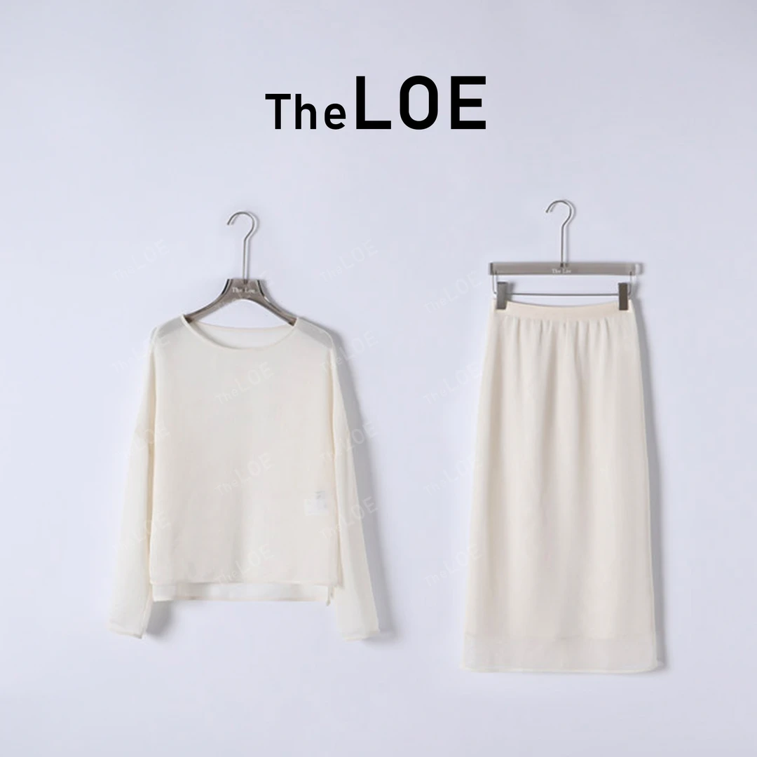 TheLOE/苏格兰杂志 高级感老钱风醋酸套装#04.02TZ-G5087