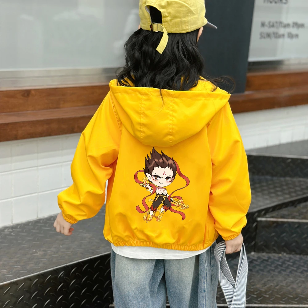 2025新款爆款春秋哪吒卡通上衣男童外套儿童连帽开衫中童洋气夹克