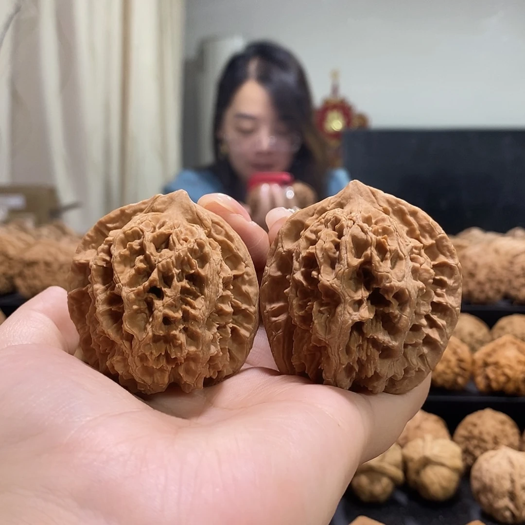 把件文玩核桃48中国大花