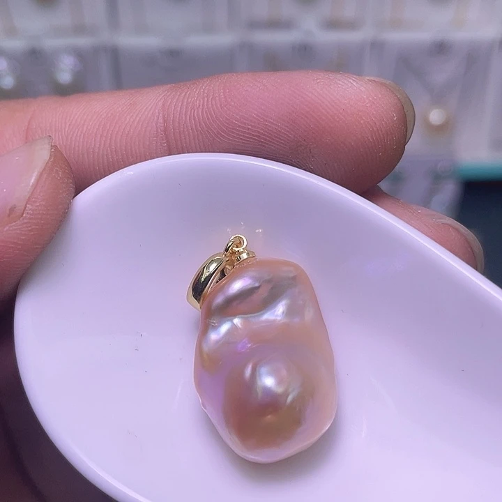 颈饰合金淡水珍珠74