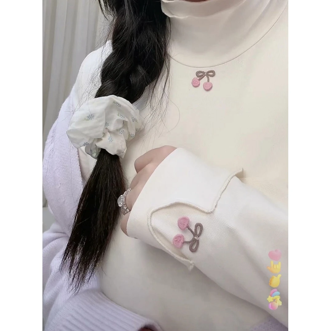 【青苍】XQ2167秋冬新款显瘦高领打底上衣