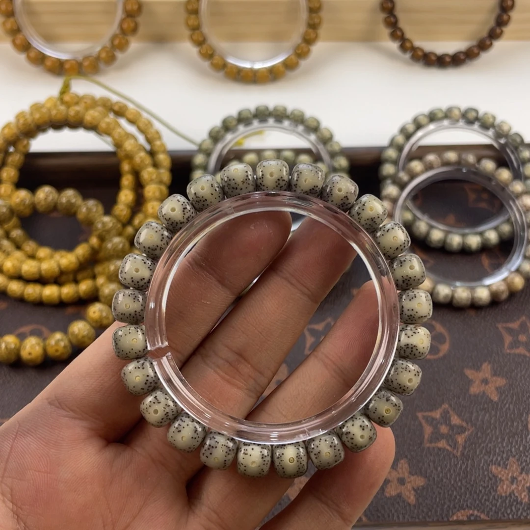 手串星月菩提灰冰润透头条