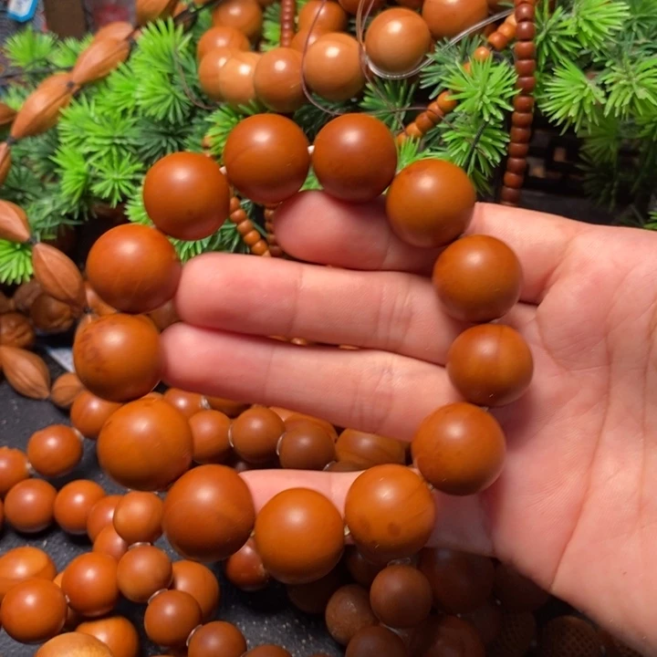 橄榄核手串1.75福利光珠