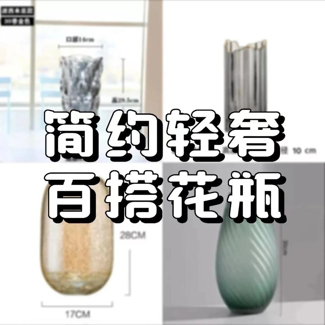 简约轻奢百搭创意花瓶系列