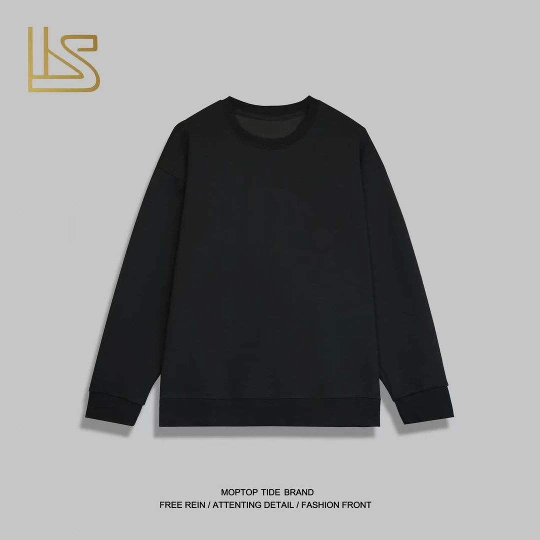 婵婵-34号-秋冬款假两件针织百潮流搭男款卫衣-TX21016