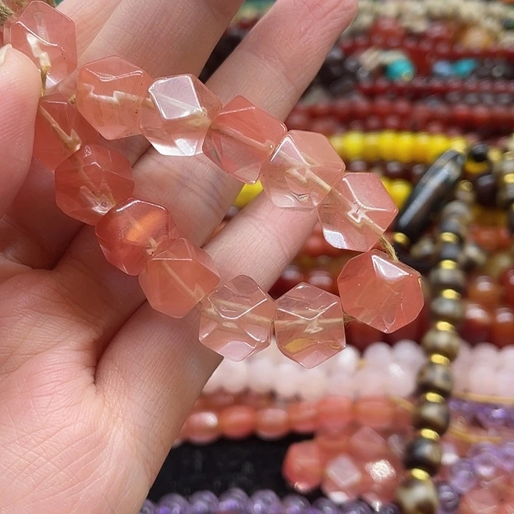 玛瑙/玉髓未镶嵌项链手链喜欢就好