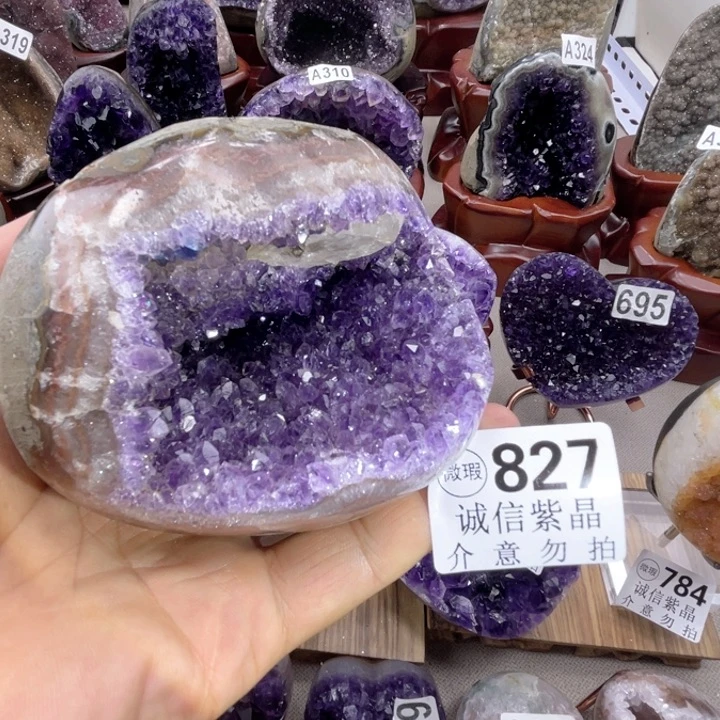 未镶嵌大型摆件（非配饰）紫晶