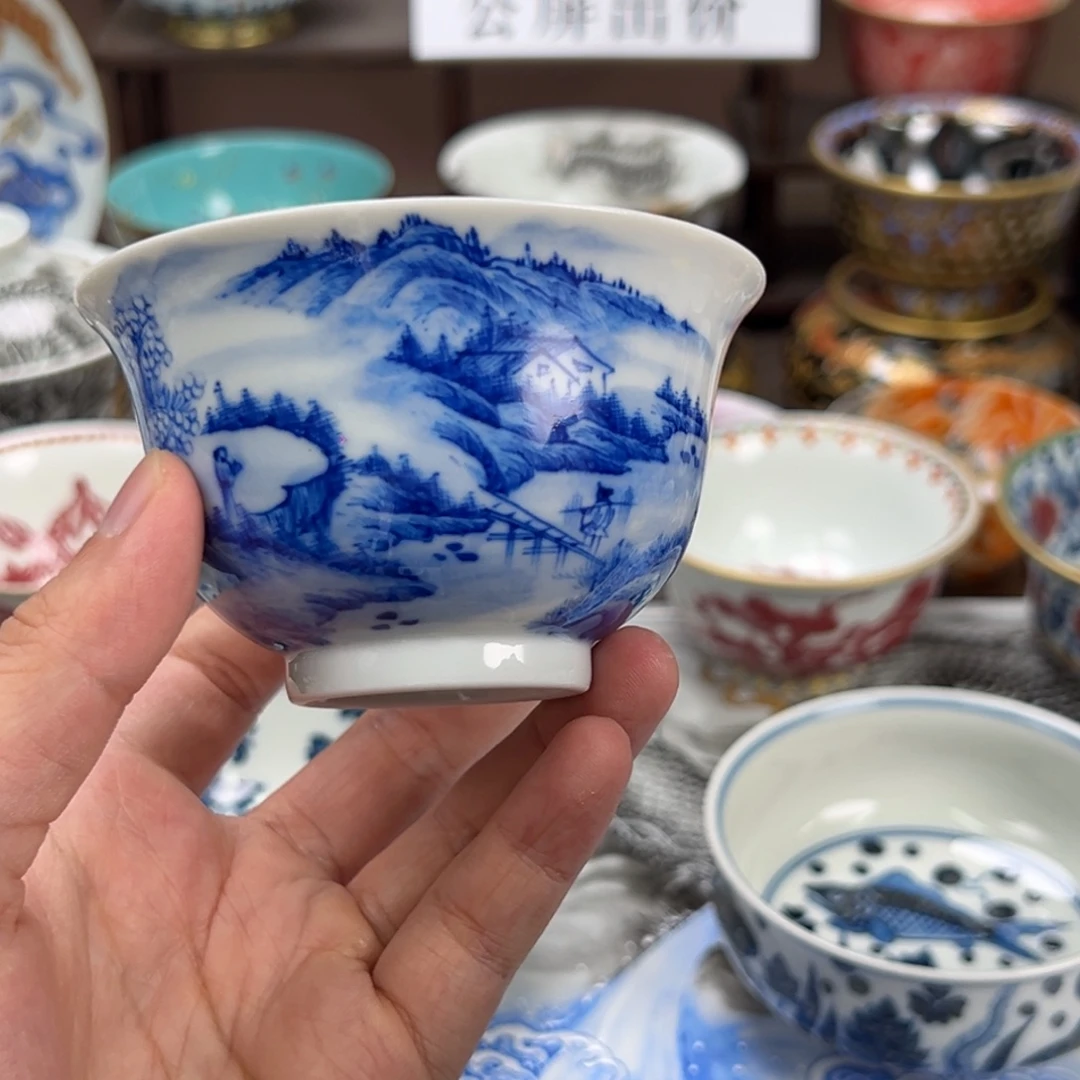 瓷片景德镇手工手绘陶瓷