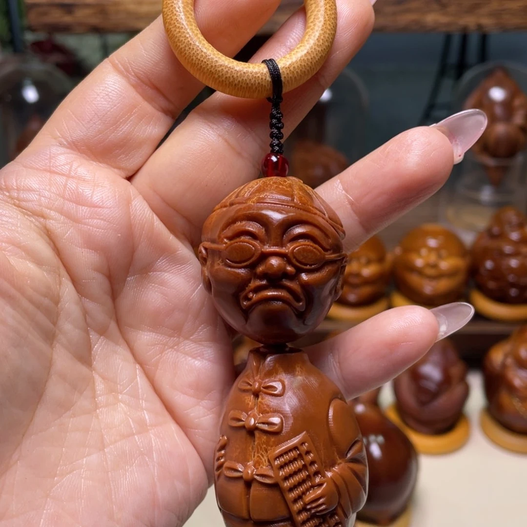 佛螺菩提吊坠账房先生手把