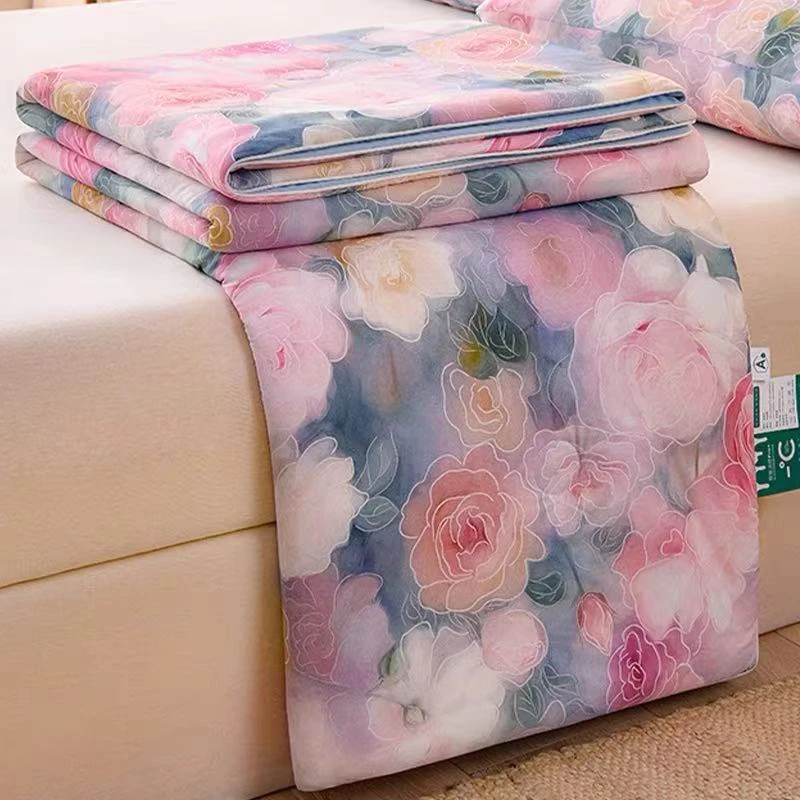 【亮一嗓专属】凉感丝夏被（粉色）