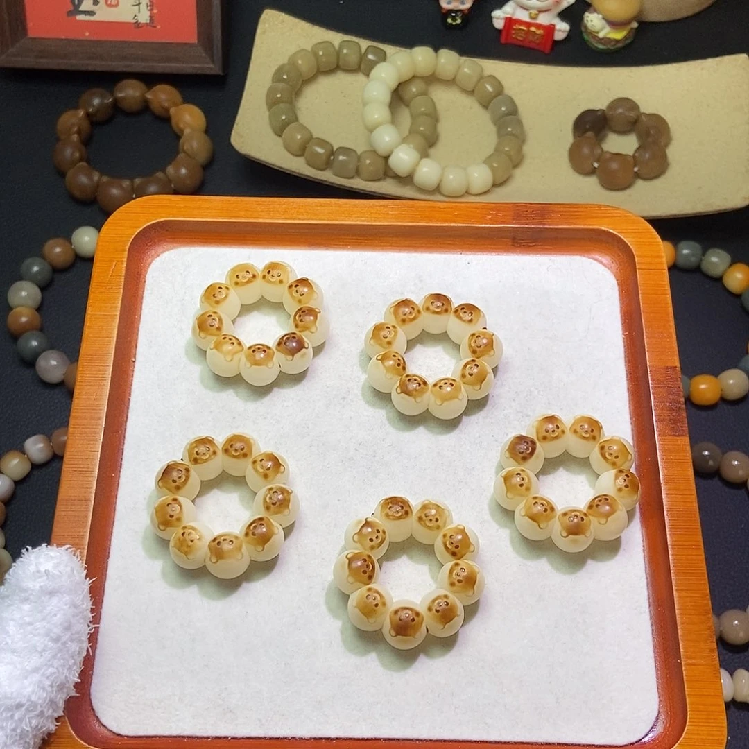 吊坠菩提根/象牙果卡13小熊蒜瓣微瑕619
