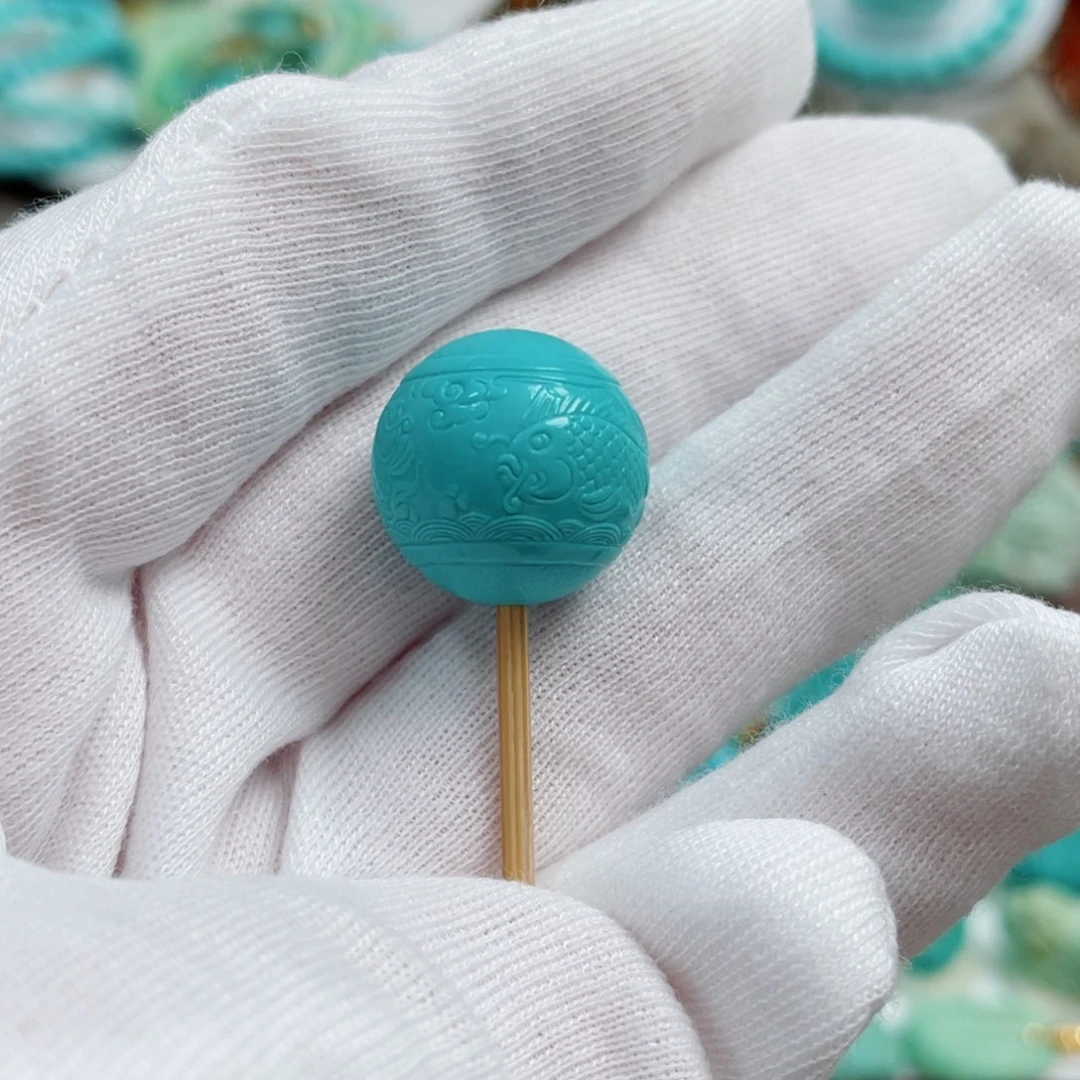 绿松石珠宝奇石未镶嵌