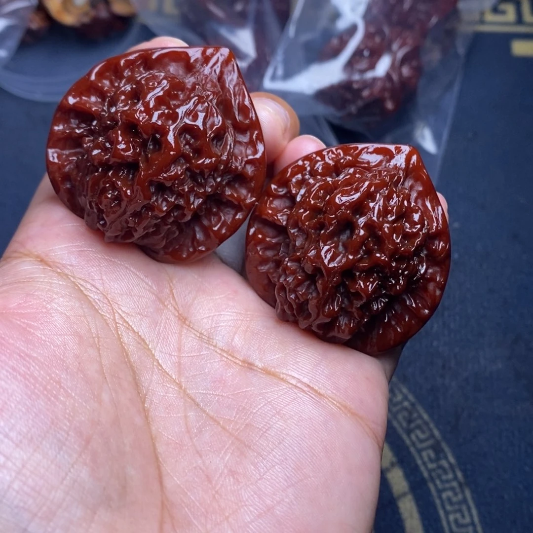 文玩核桃吊坠龙鳞41