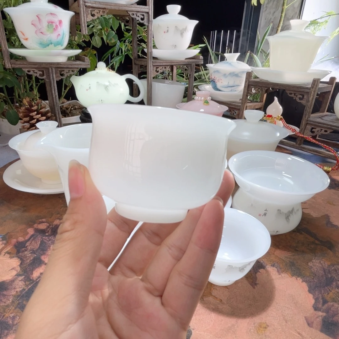 冰晶璞玉釉烧布袋杯80ml