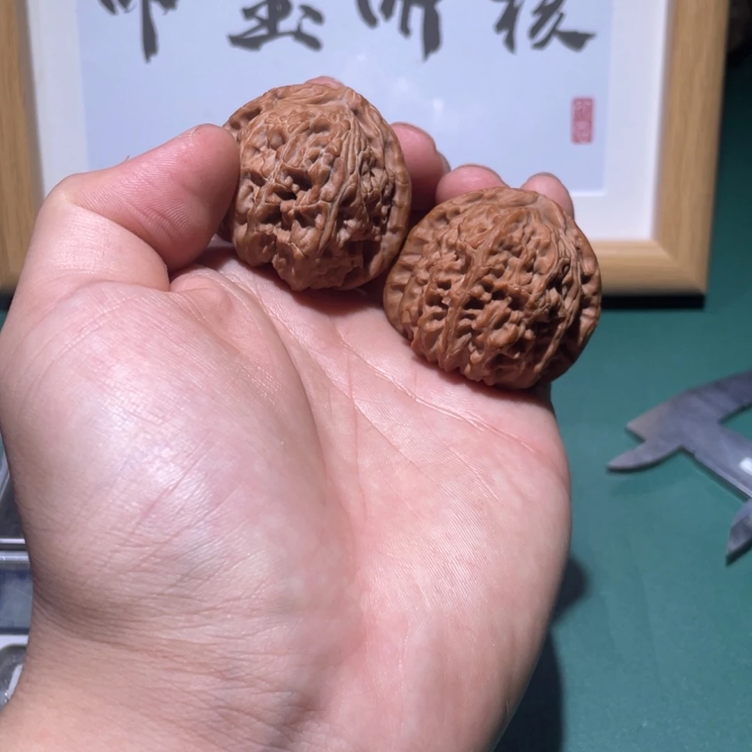 吊坠文玩核桃41全品球白