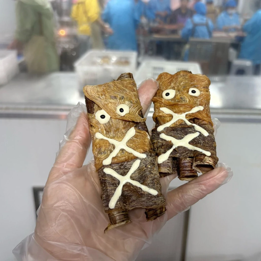 3个装宠物零食磨牙零食羊奶淋面木乃伊饿喉管