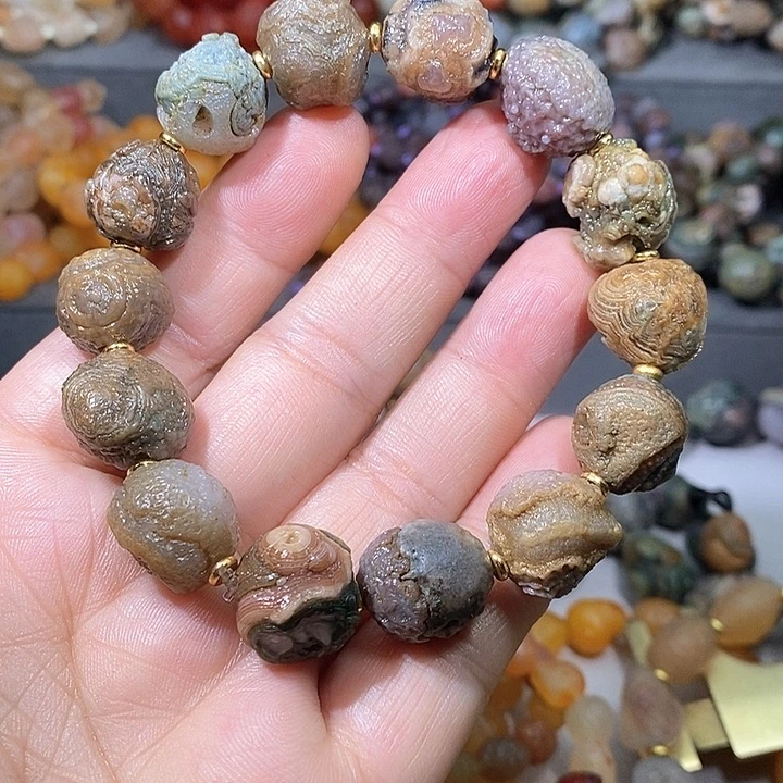 未镶嵌玛瑙/玉髓珠宝奇石