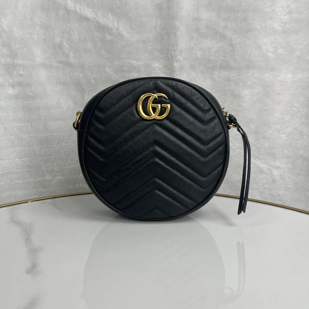 95新 GUCCI/古驰 95新 古驰圆饼包 11028