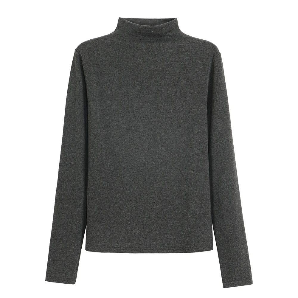 【断码清清一件不留】秋冬时尚休闲半高领针织长袖打底上衣