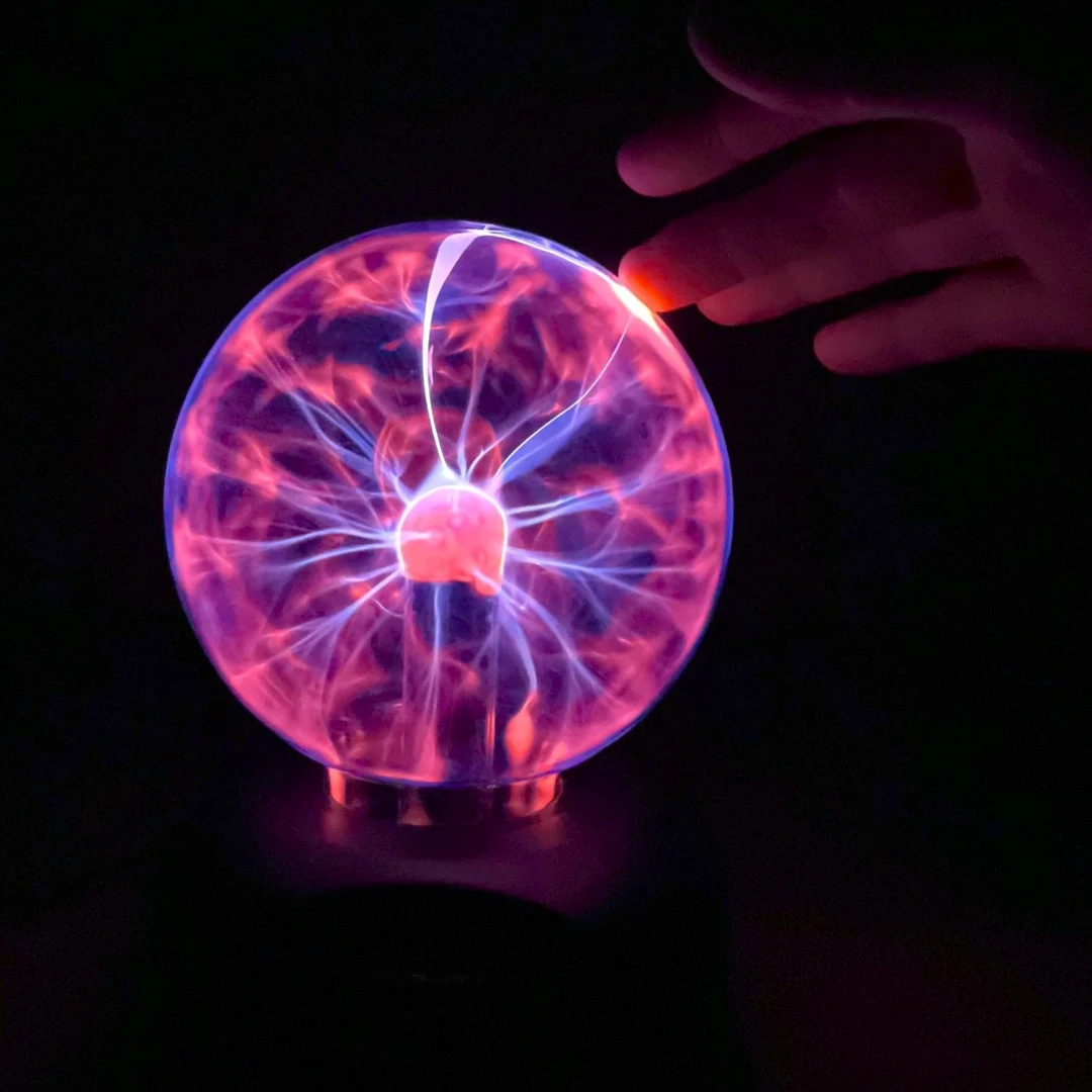 发光离子球科技感礼物手指静电离子球生日礼物网红儿童感应