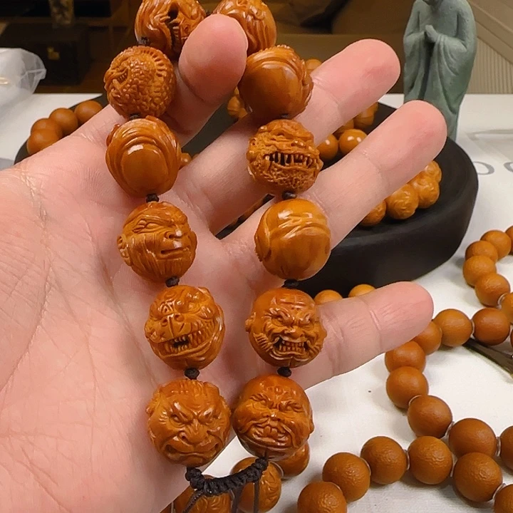 橄榄核手串/手链凉*十二生肖恶僧