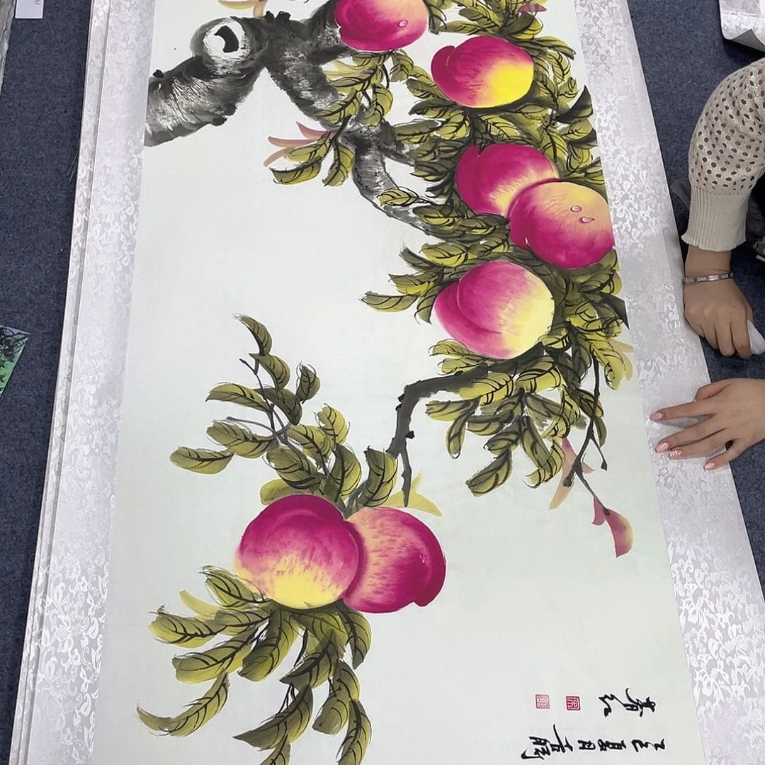 国画作品小姐姐放漏…