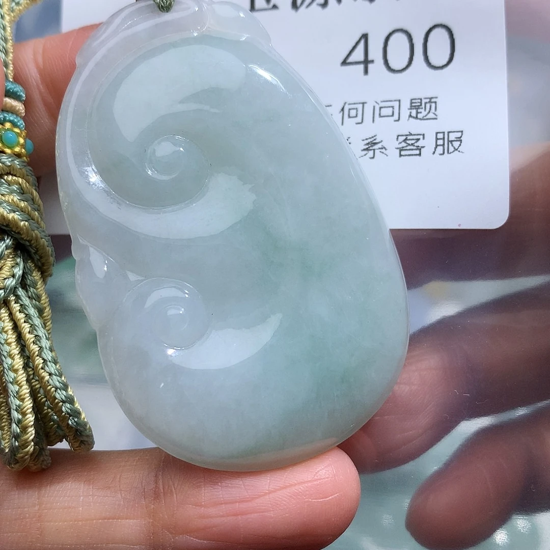 翡翠未镶嵌颈饰400