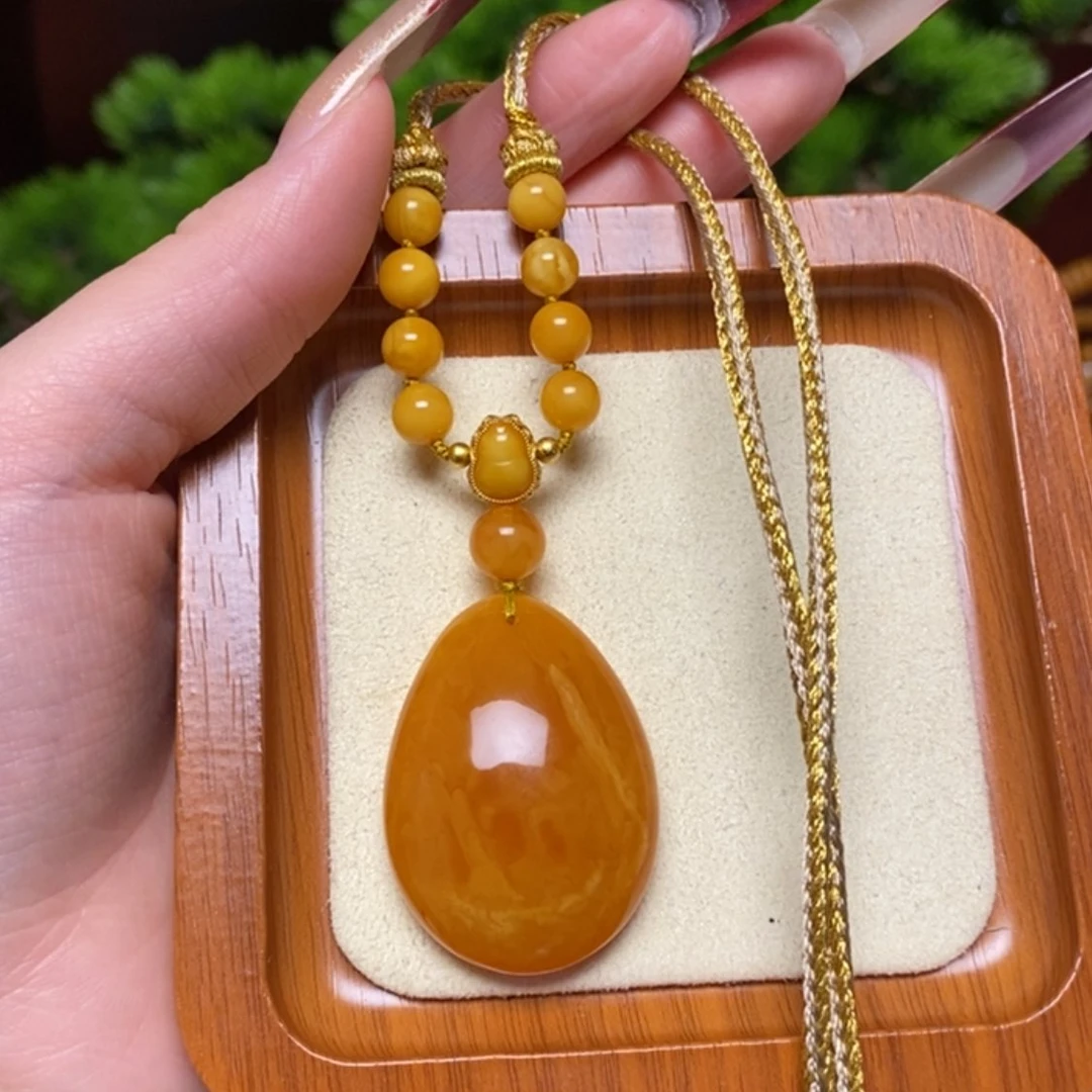 【闪购商品】蜜蜡颈饰未镶嵌项链