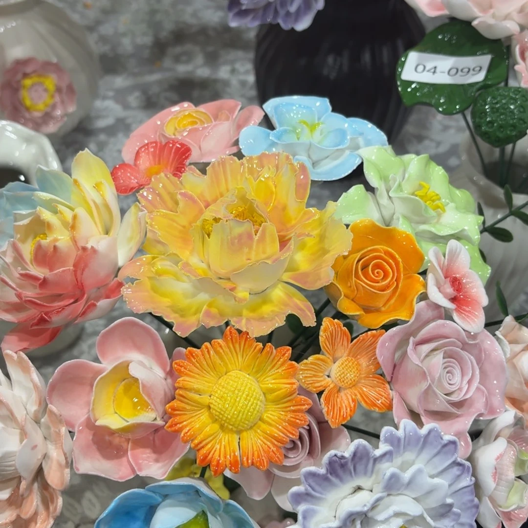 陶瓷花，20元发货，退款拉黑4100