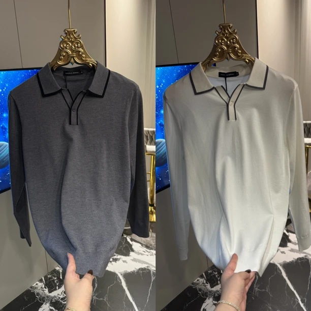 「星漓轻奢出品」7963/XINGLI/2025/高端欧货男士羊毛混纺针织衫