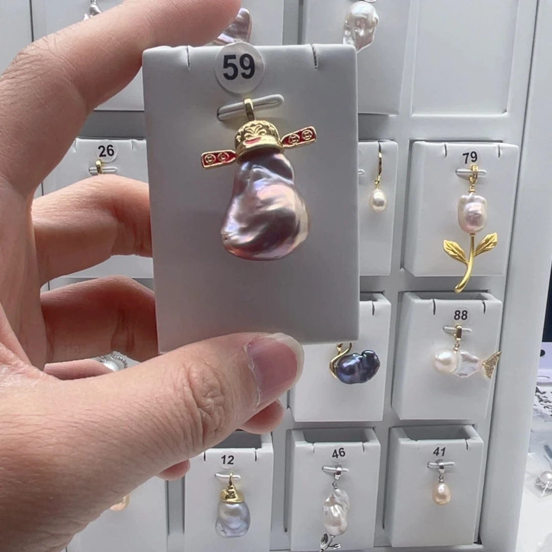 颈饰合金淡水珍珠