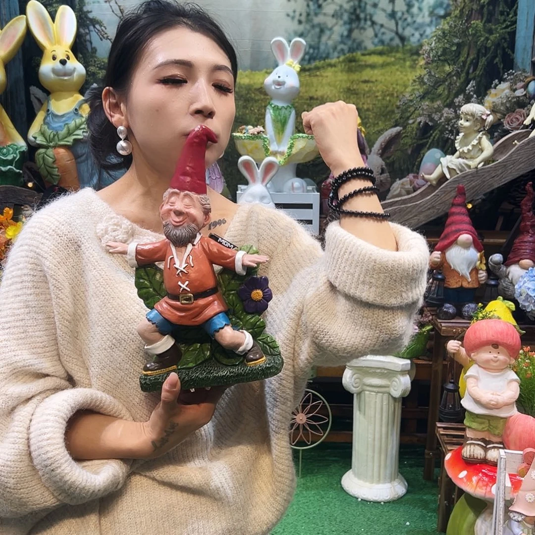 花园摆件红红火火